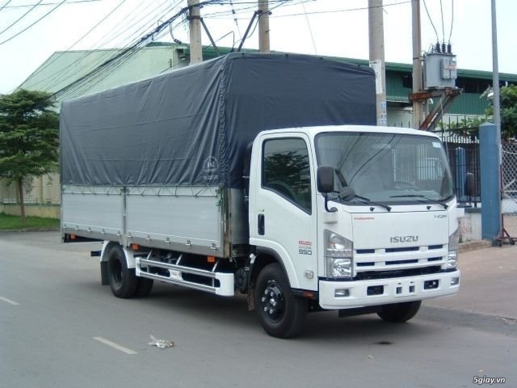 Bán xe tải Isuzu 5T5 5t5 5.5 tấn 5,5 tấn thùng dài 6M2 có sẵn giao - 1