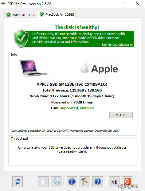 SSD macbook Air 128gb - bút trình chiếu Logitech