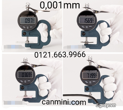 Đồng hồ đo độ dày điện tử DH-06 từ 0,001mm-10mm - 1