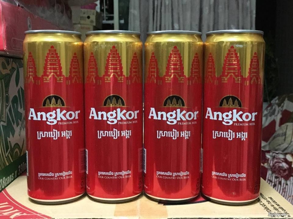 Bia Angkor, Anchor, ABC nhập từ Cambodia cho anh em