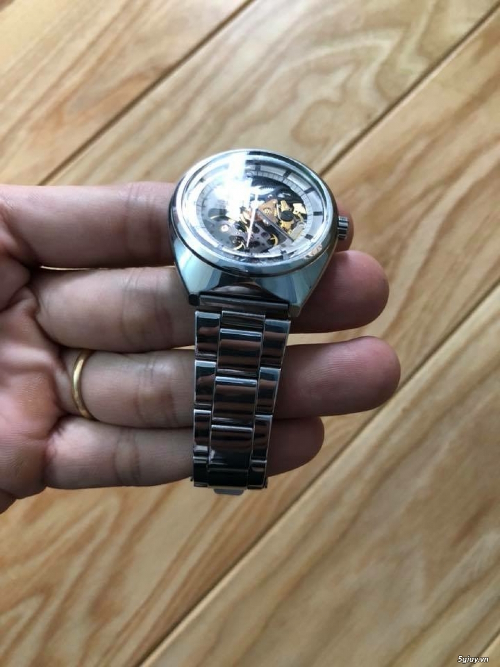 Citizen lộ máy trên dưới automatic