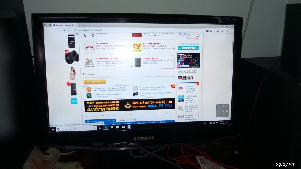 LCD Samsung 20 inch wide tem phong vũ - 1