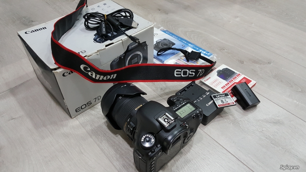 Cần Bán Canon 7D và lens Sigma 17-50 - 7