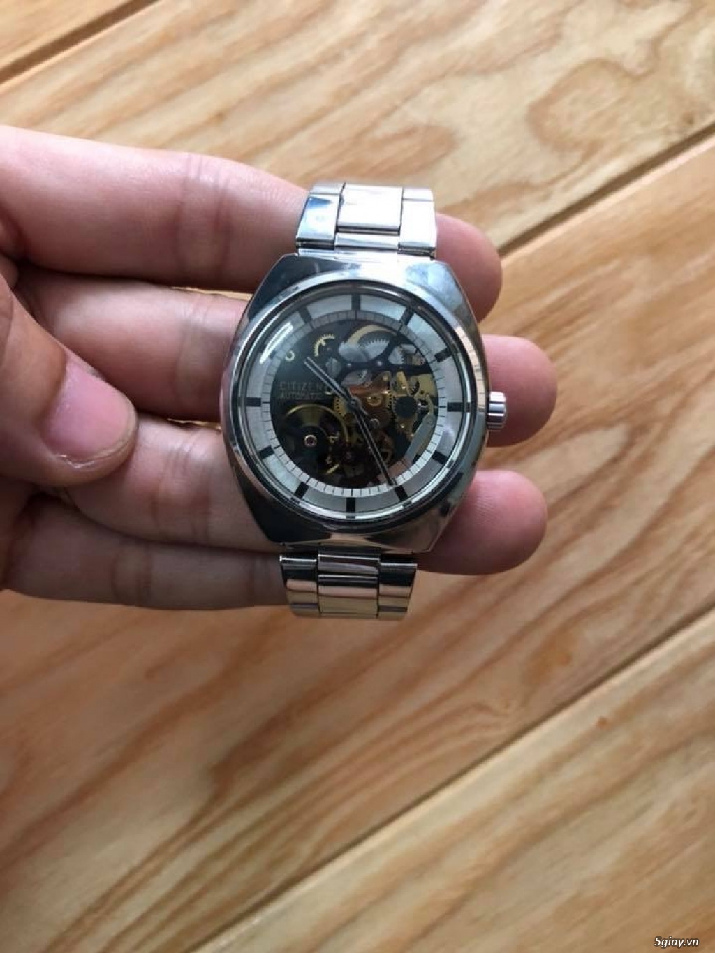 Citizen lộ máy trên dưới automatic - 4