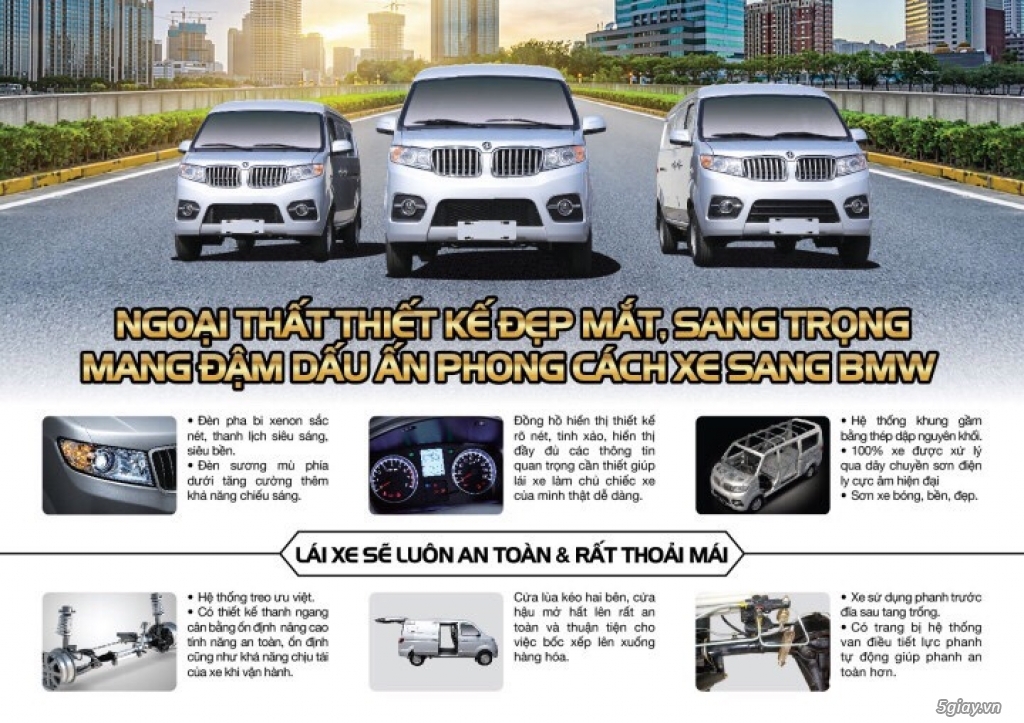 Xe dongben van x30 5 chỗ - 2