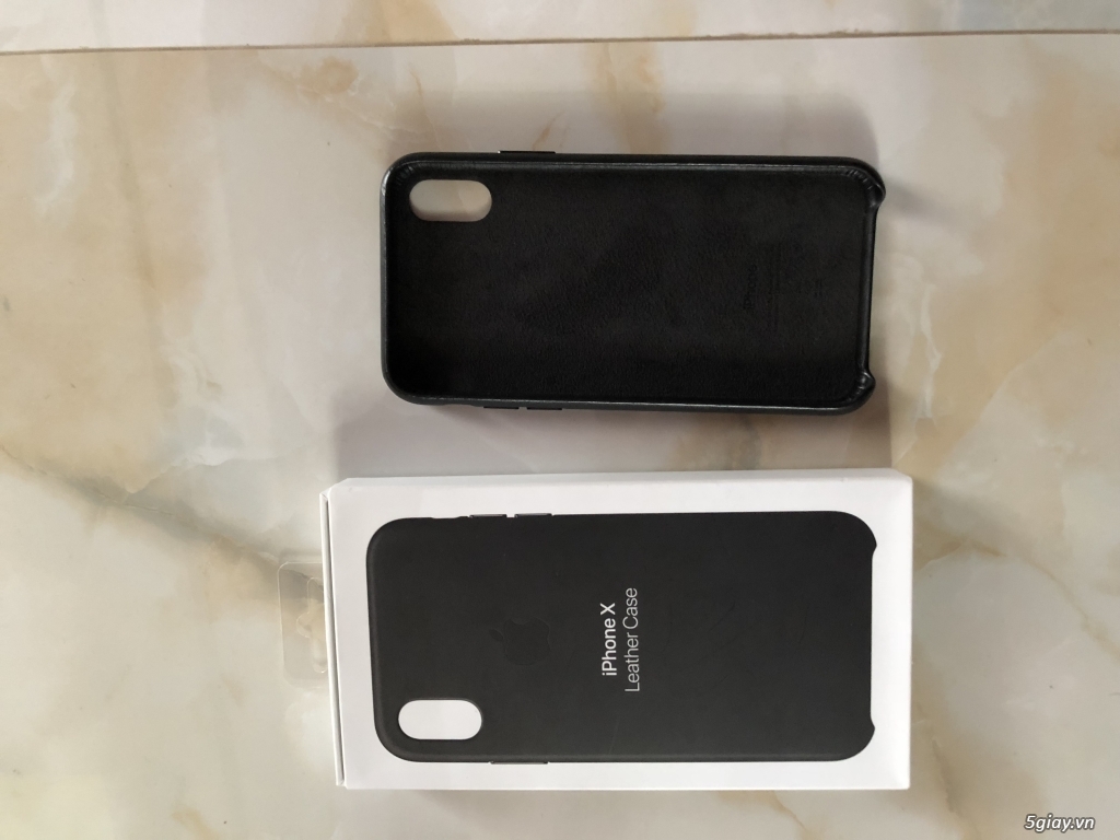 [Ốp lưng] da leather case chính hãng apple mua tại tgdd cho iphone x - 1