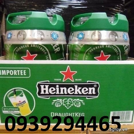 Bia Bom 5 lit Heineken- Bia nhap khau Ha Lan