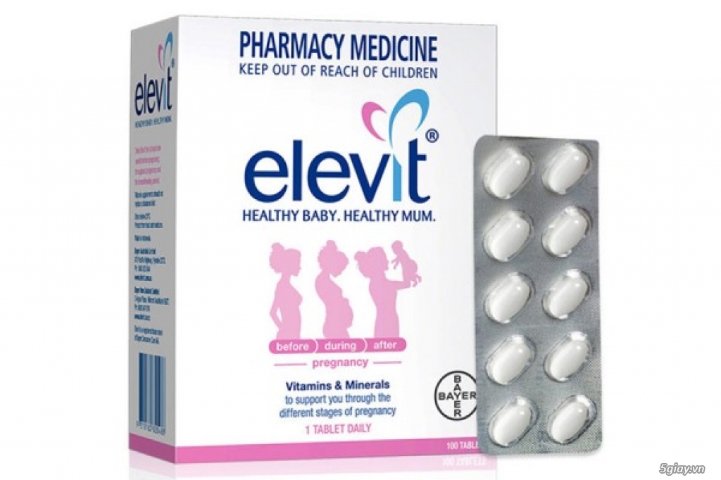 Mình để lại 3 hộp thuốc dưỡng thai Elevit của Úc cho chị em nào cần