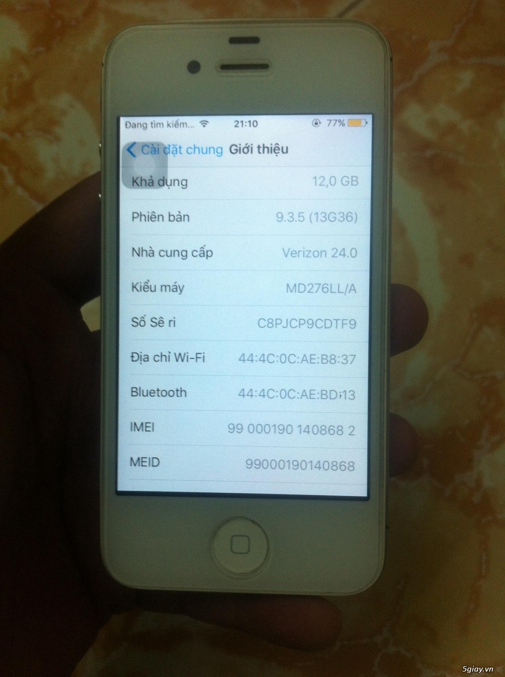 Apple Iphone 4S QT 16GB Trắng Zin New 98%