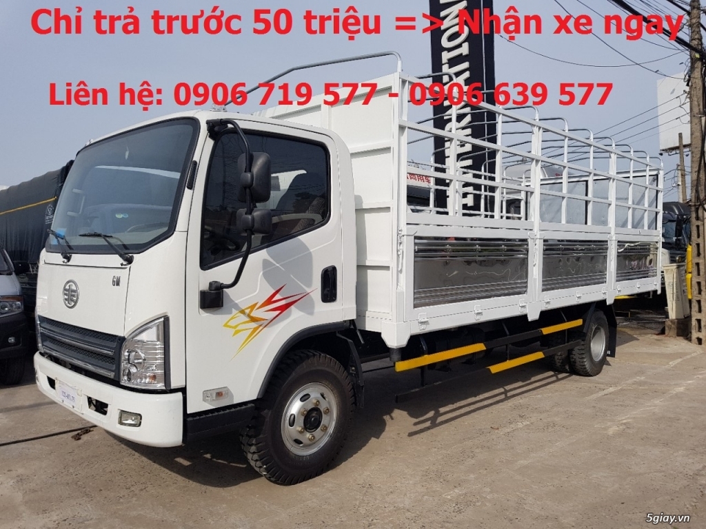 Xe tải FAW 7.3 TẤN/7T3/7300KG động cơ HUYNDAI thùng dài 6.2M - 2