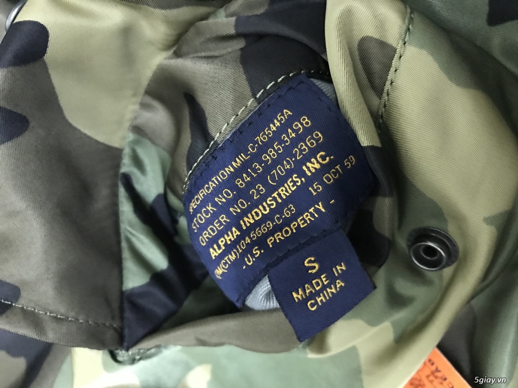 Cần bán: Alpha Industries MA-1 double CAMO Flight Jacket - 4
