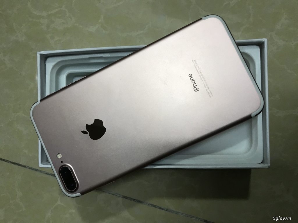 Bán iphone 7plus 32GB vàng hồng LL 99% nguyên zin