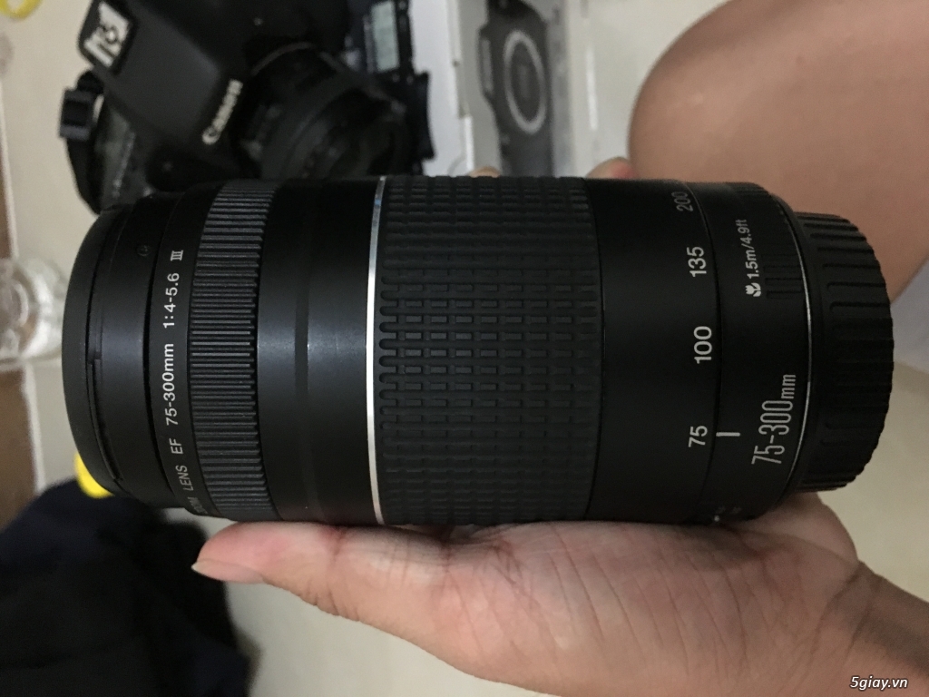 7D full box và 28 F1.8 75-300 mark 3 - 1
