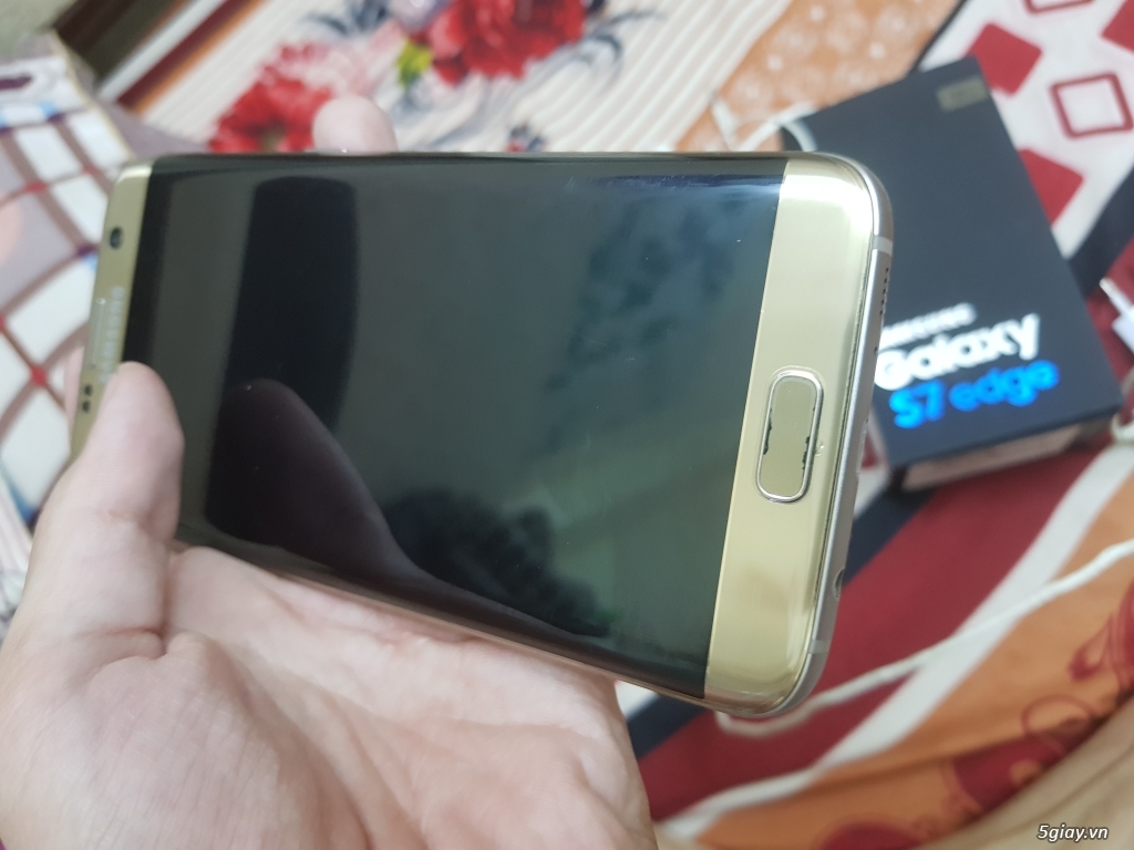 S7 edge gold 2 sim, hàng công ty Samsung Việt Nam full box 99,9 - 1