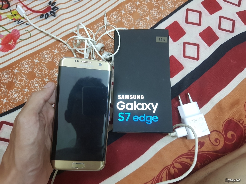 S7 edge gold 2 sim, hàng công ty Samsung Việt Nam full box 99,9 - 4