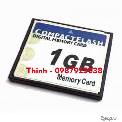 Thẻ nhớ CF Compact 128, 256, 512Mn, 1gB - 10