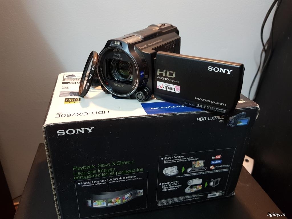 Máy quay phim, chụp ảnh Sony HDR CX-760 99%