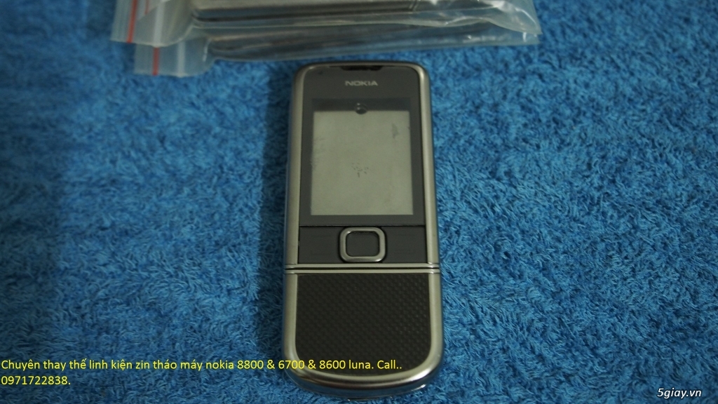 Chuyên thay màn hình, vỏ, main, dây nguồn (cáp),..Nokia 8800-6700-8600 - 8