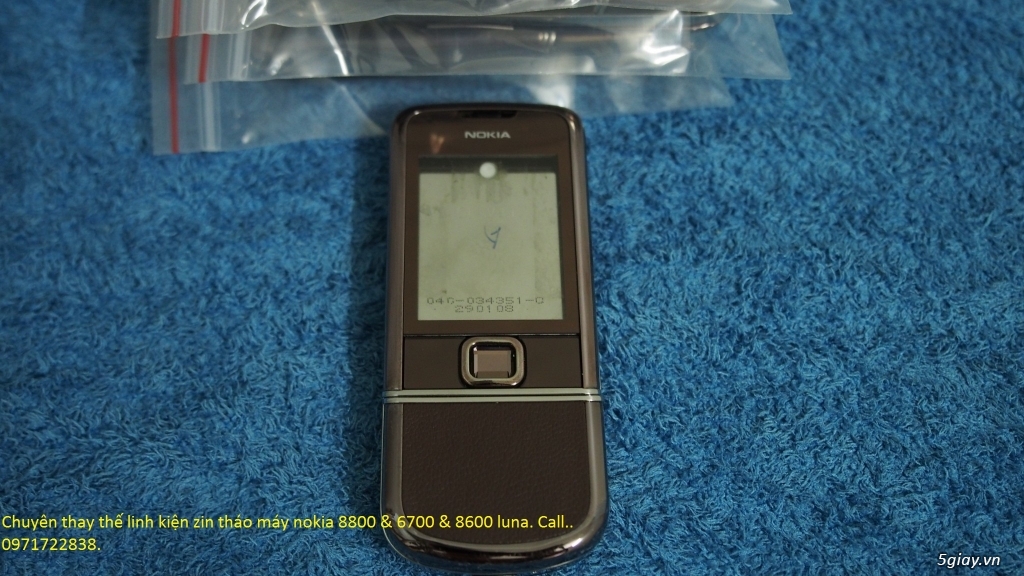 Chuyên thay màn hình, vỏ, main, dây nguồn (cáp),..Nokia 8800-6700-8600 - 12