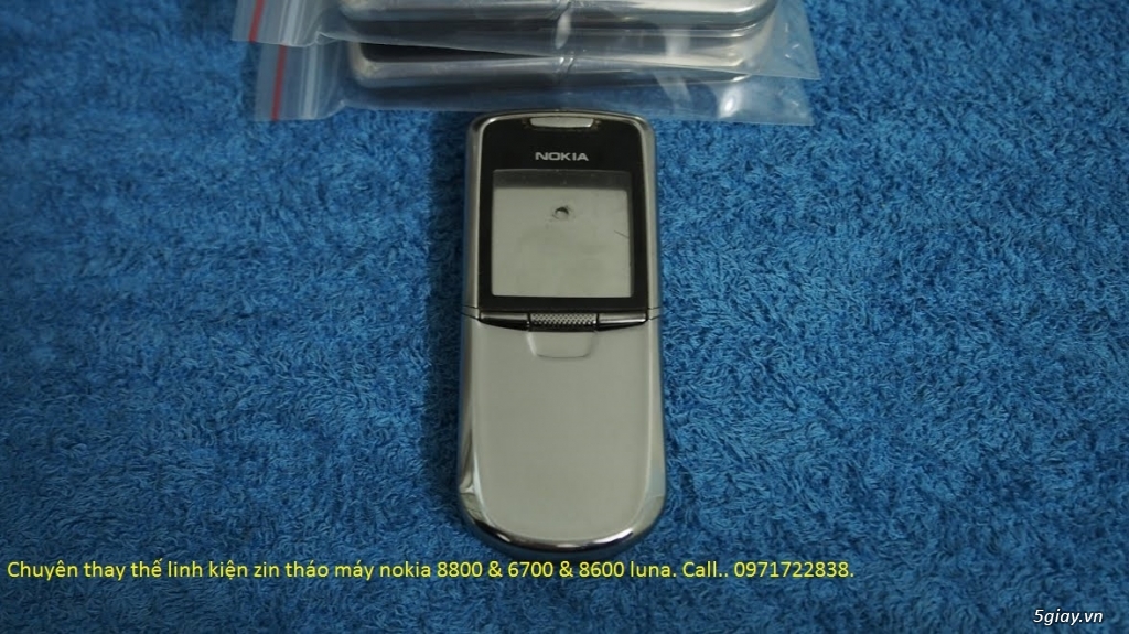 Chuyên thay màn hình, vỏ, main, dây nguồn (cáp),..Nokia 8800-6700-8600 - 6