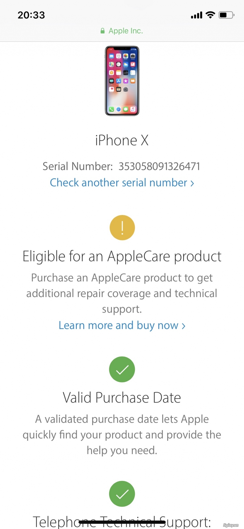 iPhone X 64G Grey ZP. 99.99% Fullbox. 23tr3 - 5