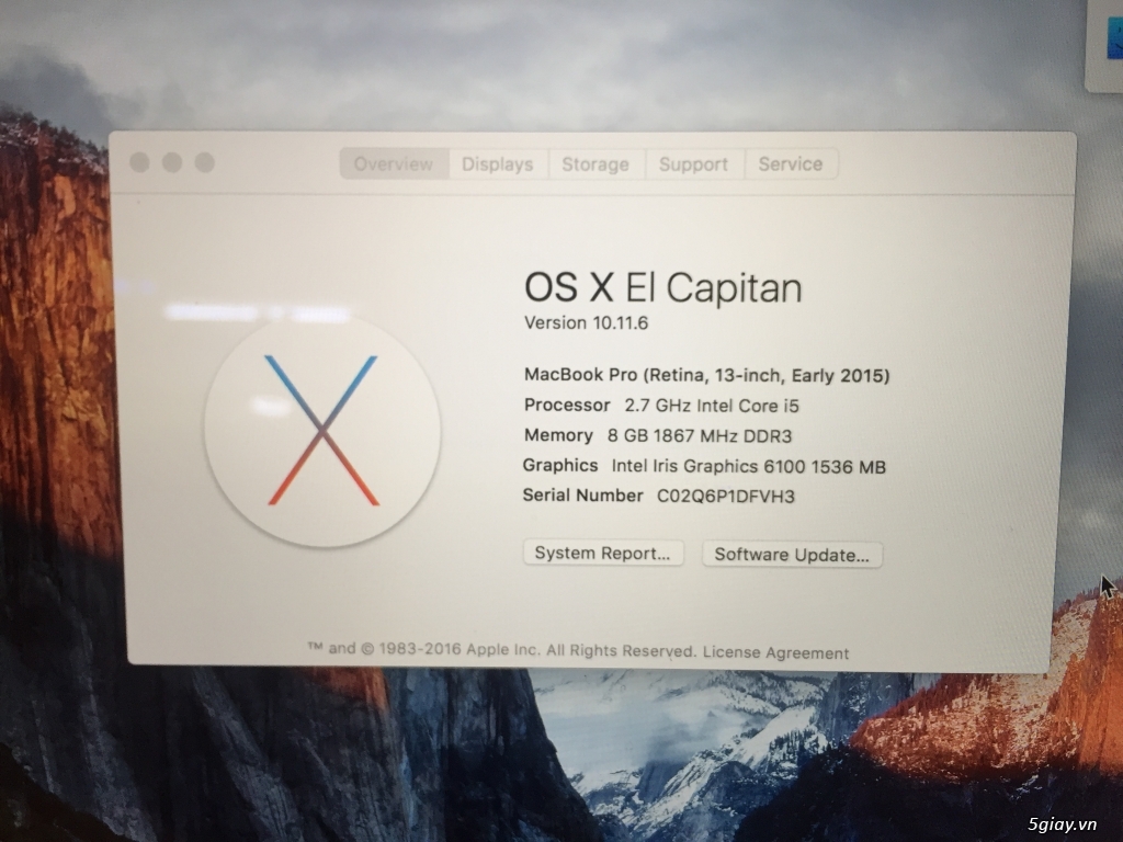 Macbook Pro ( Retina, 13-inch, Early 2015) - 2