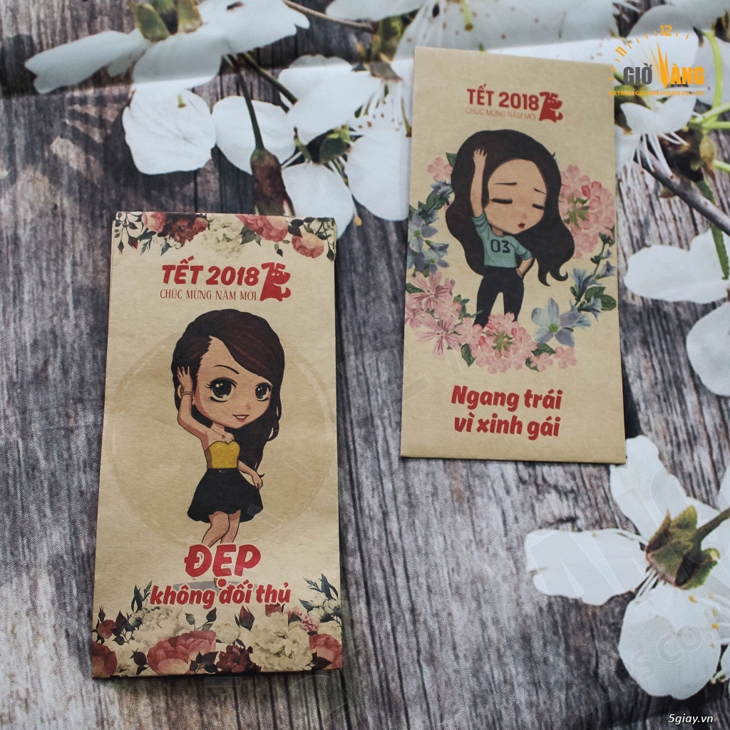 Bao lì xì siêu độc đáo 2018 cực chất - 28