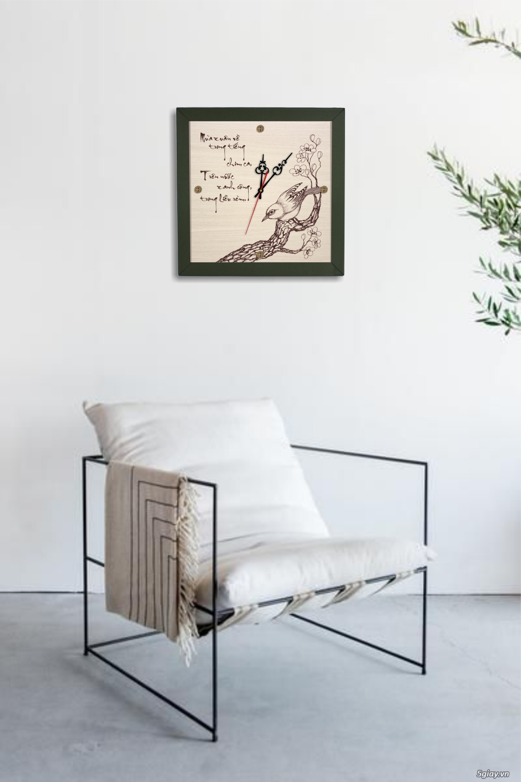 Chuyên Bán Tranh Đồng Hồ Handmade - 35