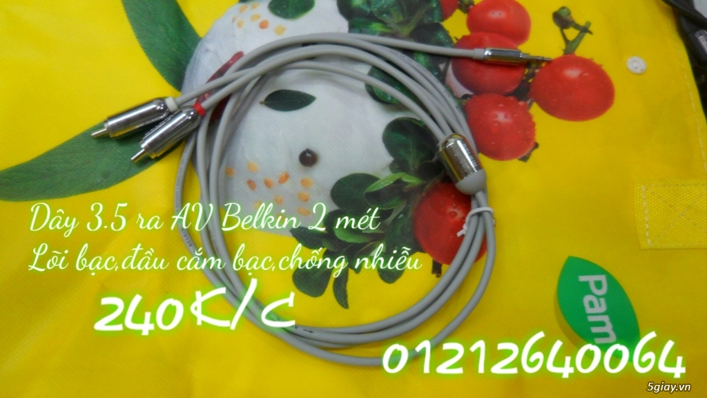 Dọn dẹp tủ bán một số loại dây audio - 22