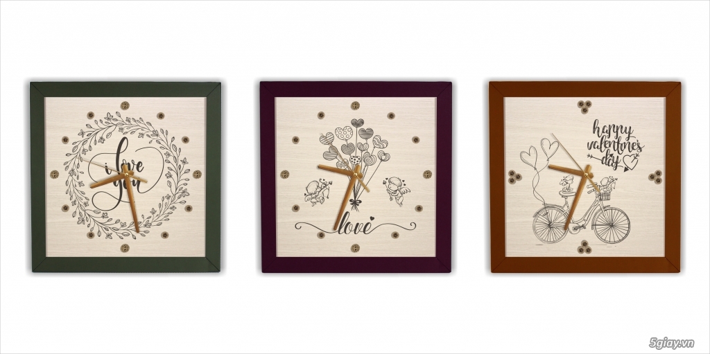 Chuyên Bán Tranh Đồng Hồ Handmade - 10