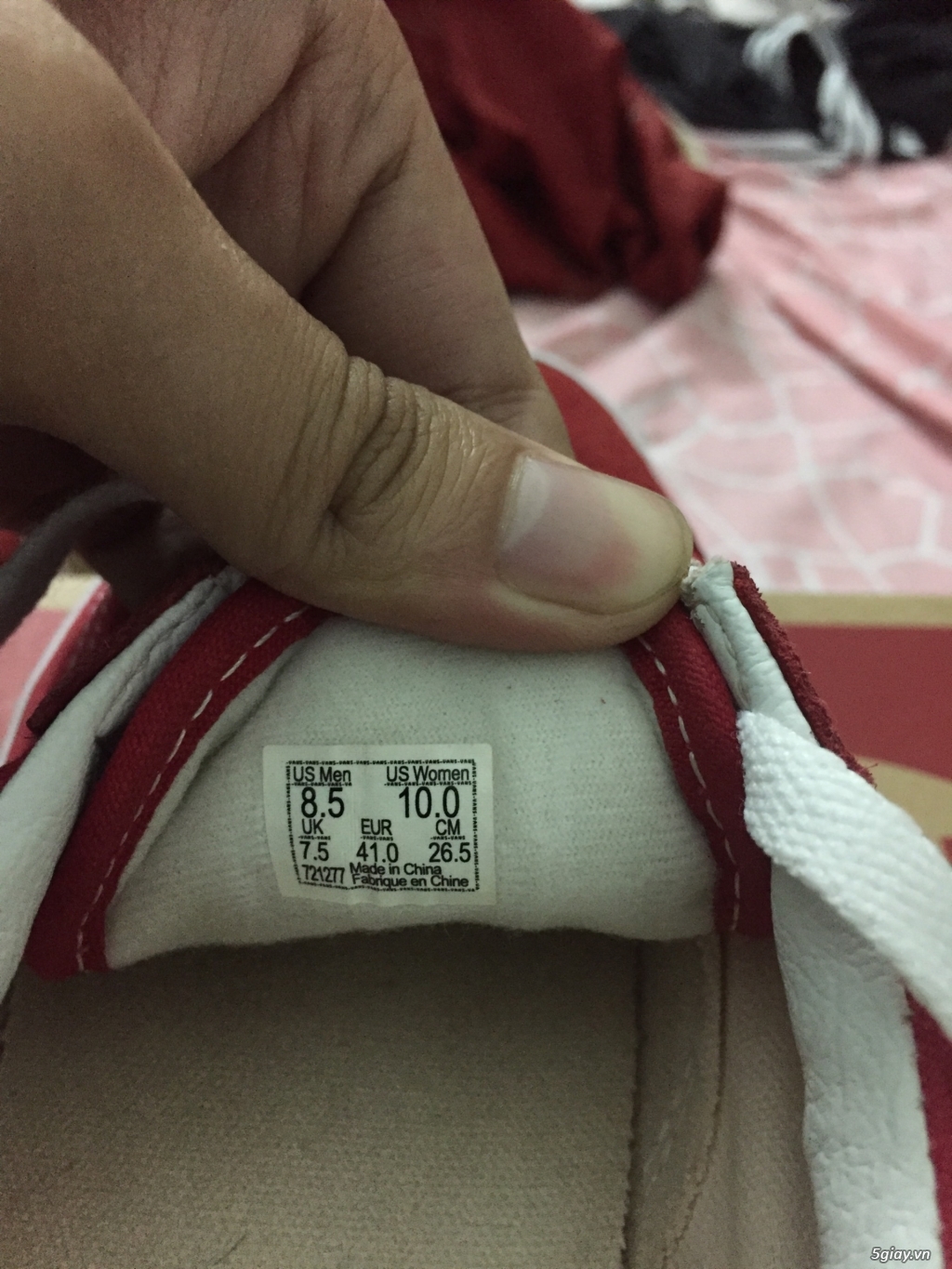 Đôi vans old skool red giá rẻ - 4