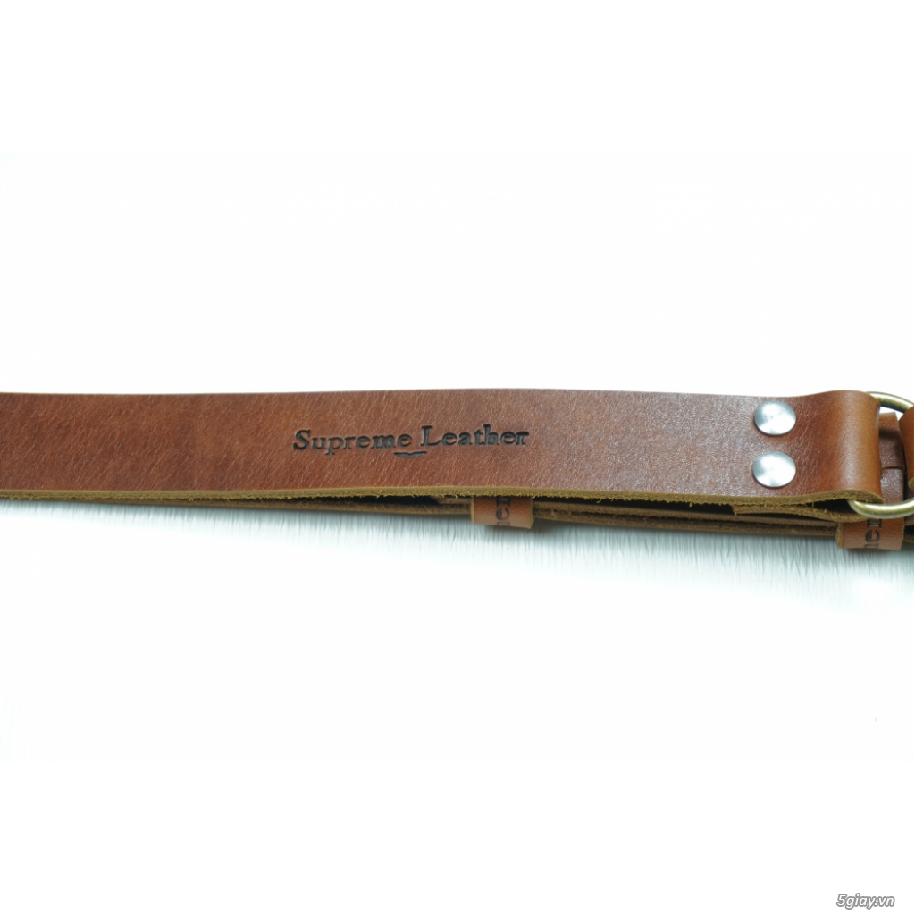 Leather Camera Sling Shoulder Straps Block One 2 Brown - 2