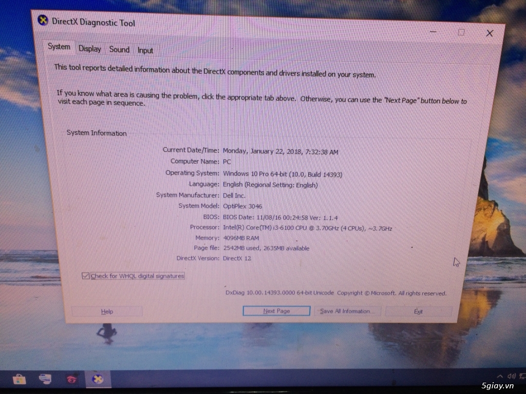 Bộ máy tính optilex 3046 - 1