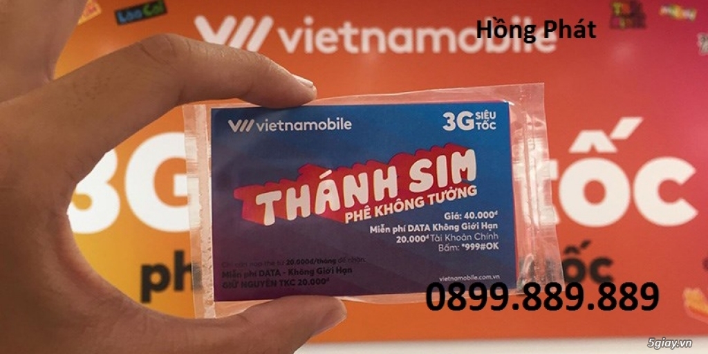 Thánh Sim Vietnammobile dung lượng khủng 3GB/ngày giá cực rẻ 30.000vnd