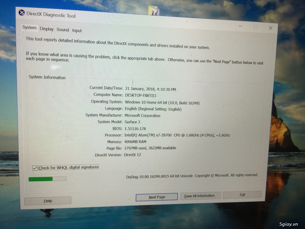 Surface 3 mới 95% zin cứng giá rẻ - 3