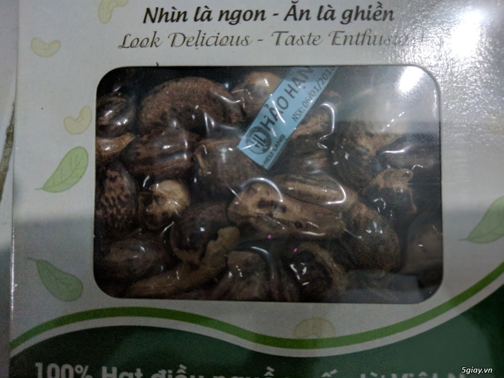Hạt điều rang muối vỏ lụa