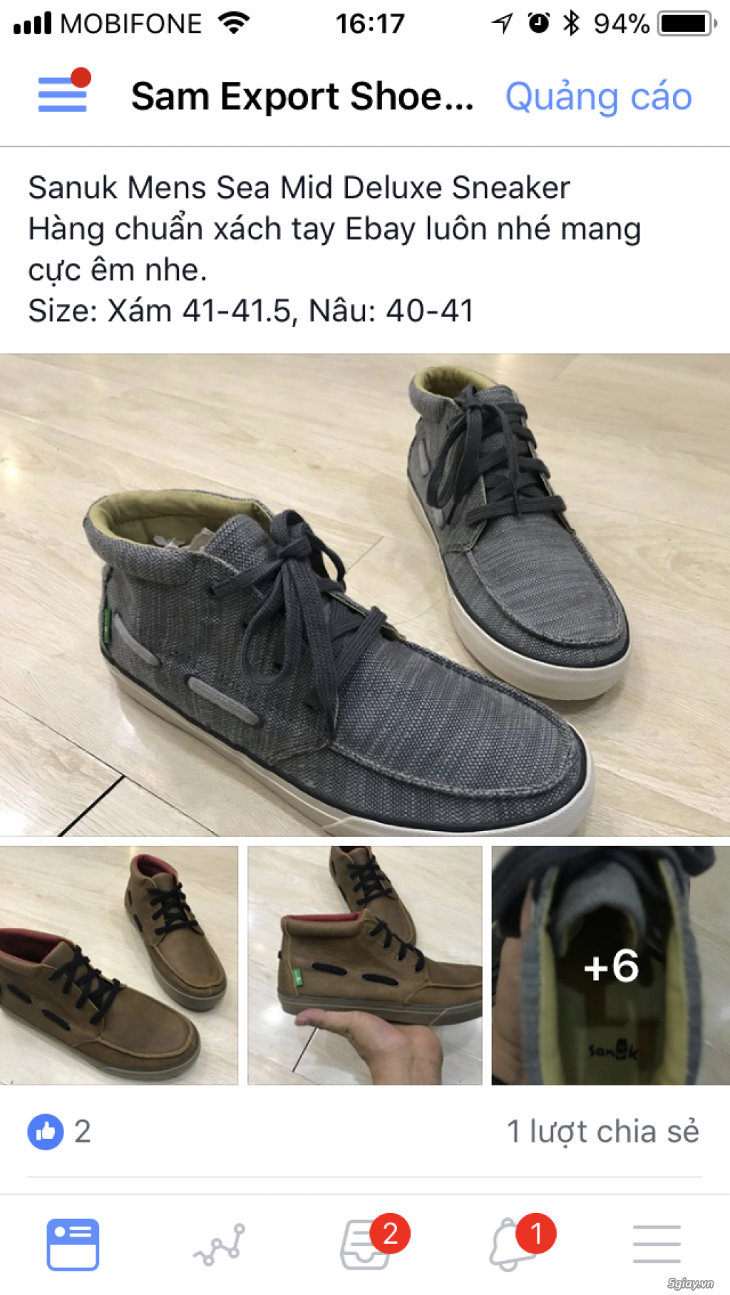 Giày Hàng Hiệu VNXK  Clark, Nike, puma, Lacoste, Adidas, Kappa… hàng update liên tục - 2