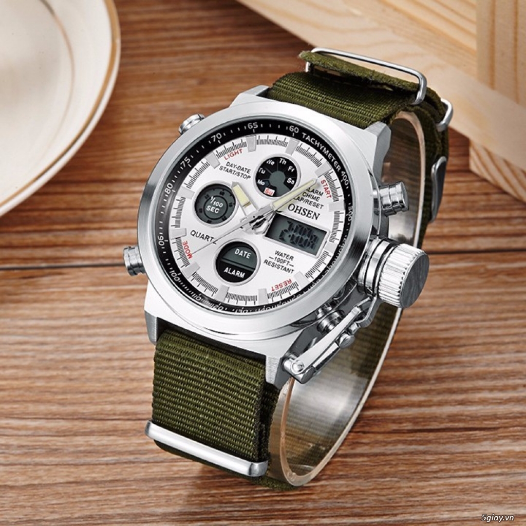 Đồng hồ điện tử quân đội Ohsen - 3