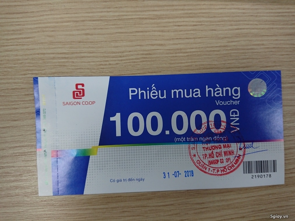 Bán phiếu mua hàng siêu thị Big C, Coopmart - 1