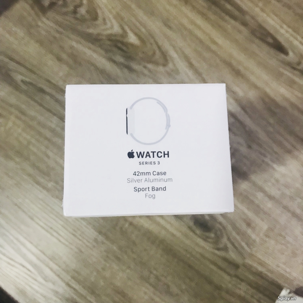Apple watch S3 bản nhôm màu silver GPS nguyên seal chưa active - 1
