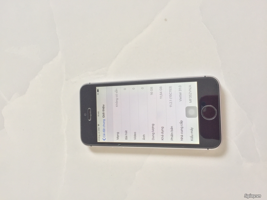 Cần Bán : Iphone 5S Gray World 99% - 1