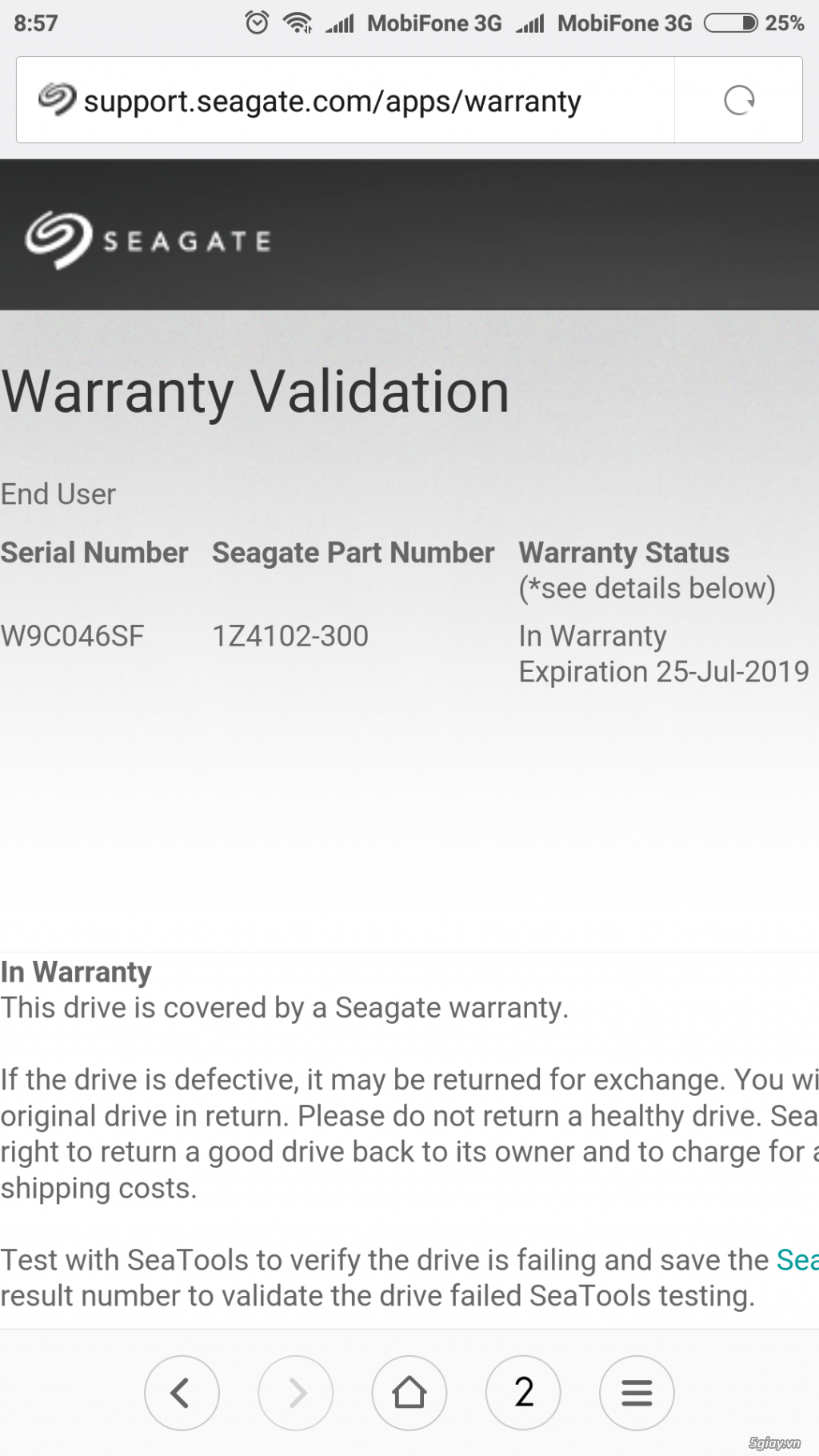 Cần bán: Hdd seagate surveilance 1tb - 1