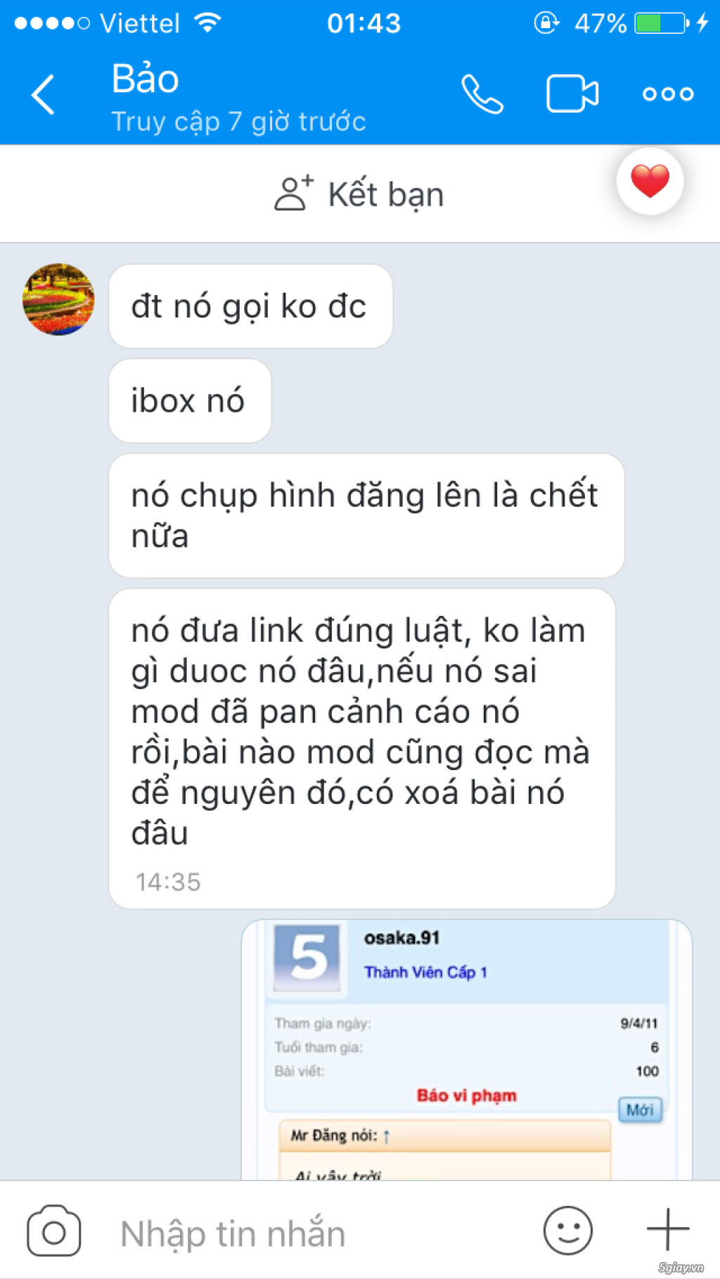 Nhờ Mod xử lý giúp bị phá topic nhiều lần và lập đi lập lại - 5
