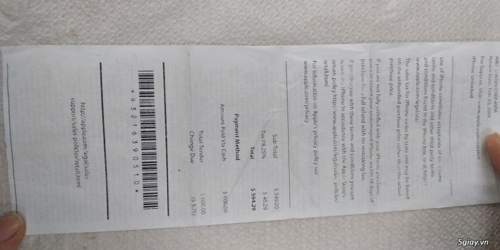 Nhượng lại Iphone 6s Plus 32GB mới 100% nguyên seal - 3