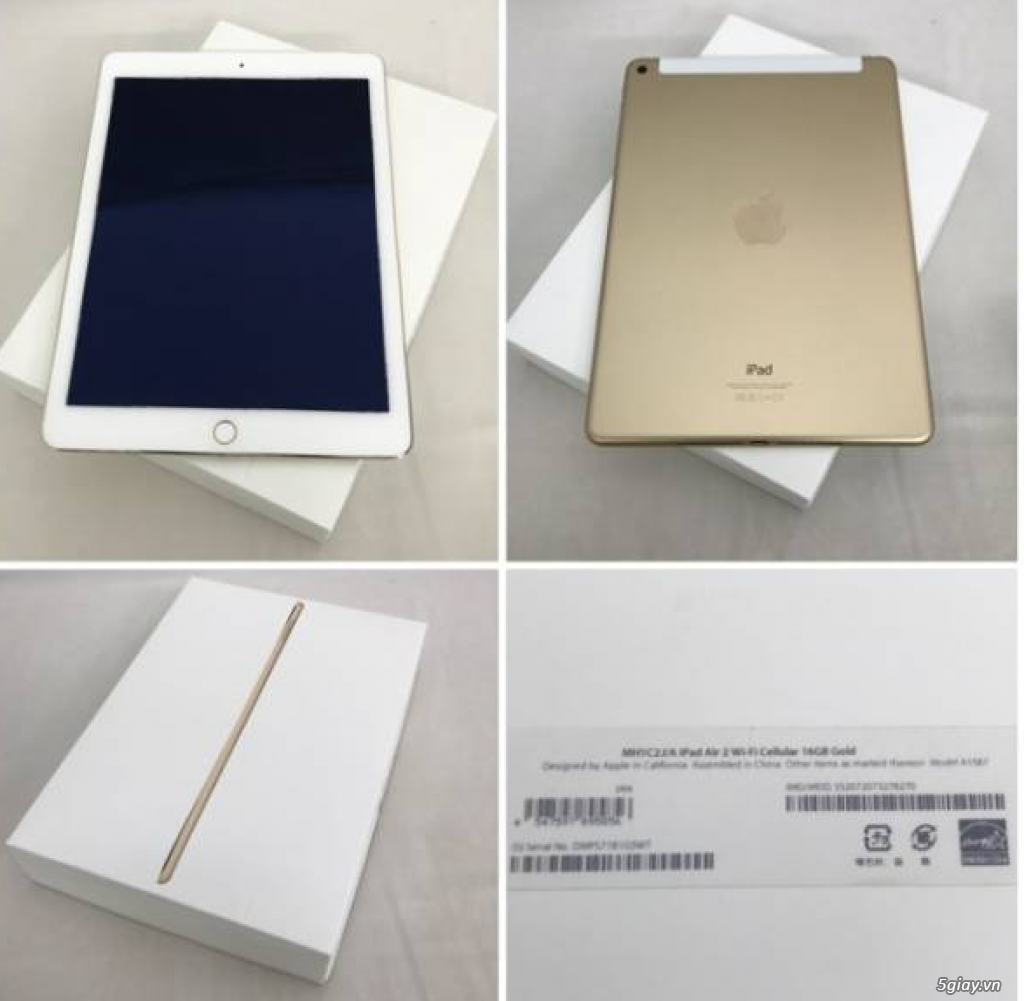 iPad Mini4 64G |4G| Màu Gold BOX TRÙNG IMEI máy còn đẹp