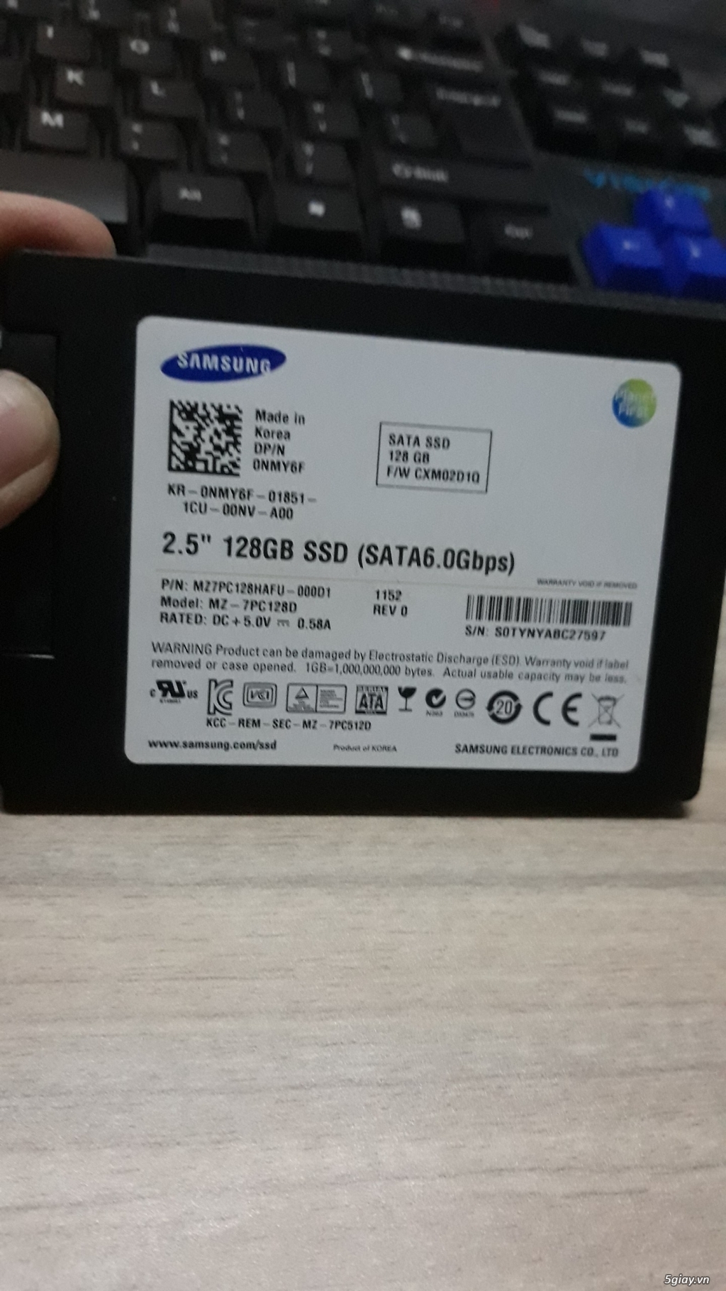 SSD 128gb hàng xách tay