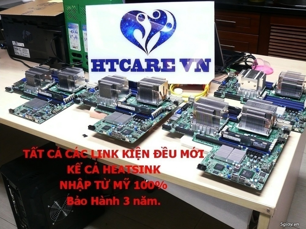 Máy chủ server, workstation X5670 2.93GHz 12Core 24CPU/32Gb/128GB SSD - 2