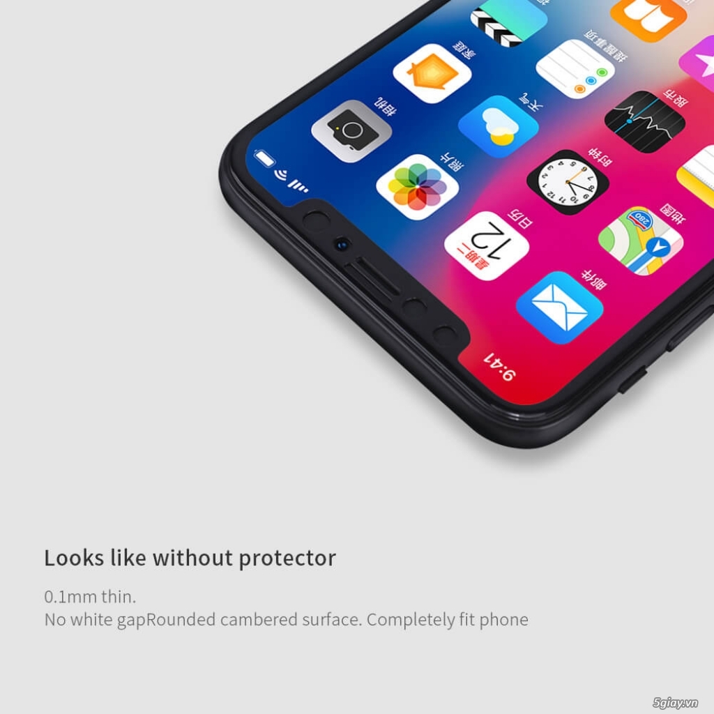 cường lực Nillkin và case bảo vệ Baseus cho iphone x - 1
