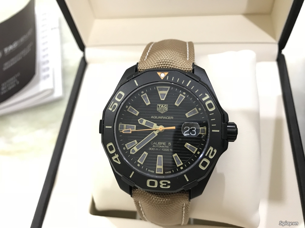Bán Omega Seamaster 300m & Tag Heuer Auto Calibre 5 Black titanium - 6