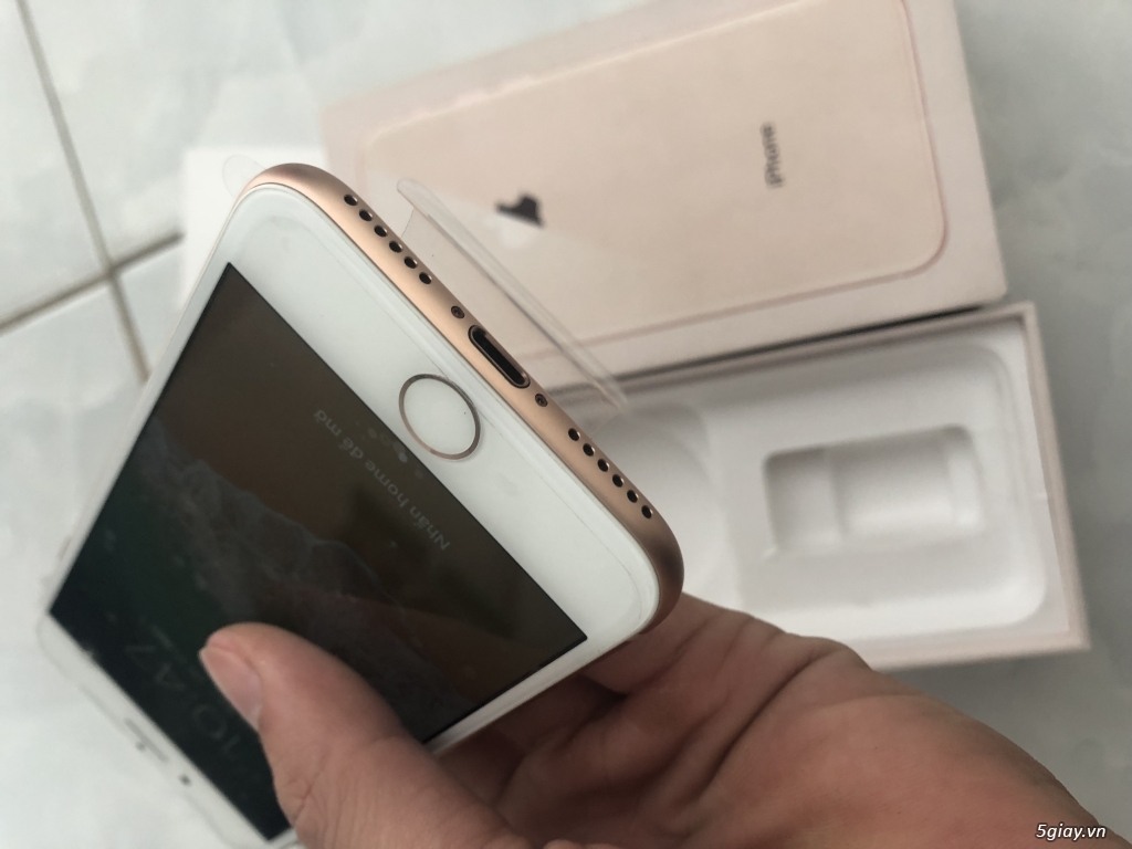 Iphone 8 64G gold Quốc tế. BH 26/12/2018. - 3